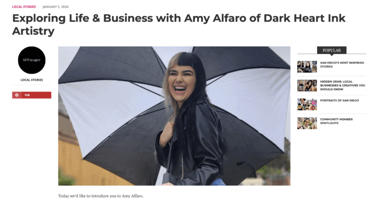 Featured in SD Voyager!